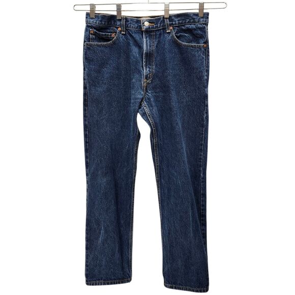 Levi's 505 Jeans Mens 36x32 Blue Denim Relaxed Fit Straight Leg Zip Up Casual - Picture 2 of 12